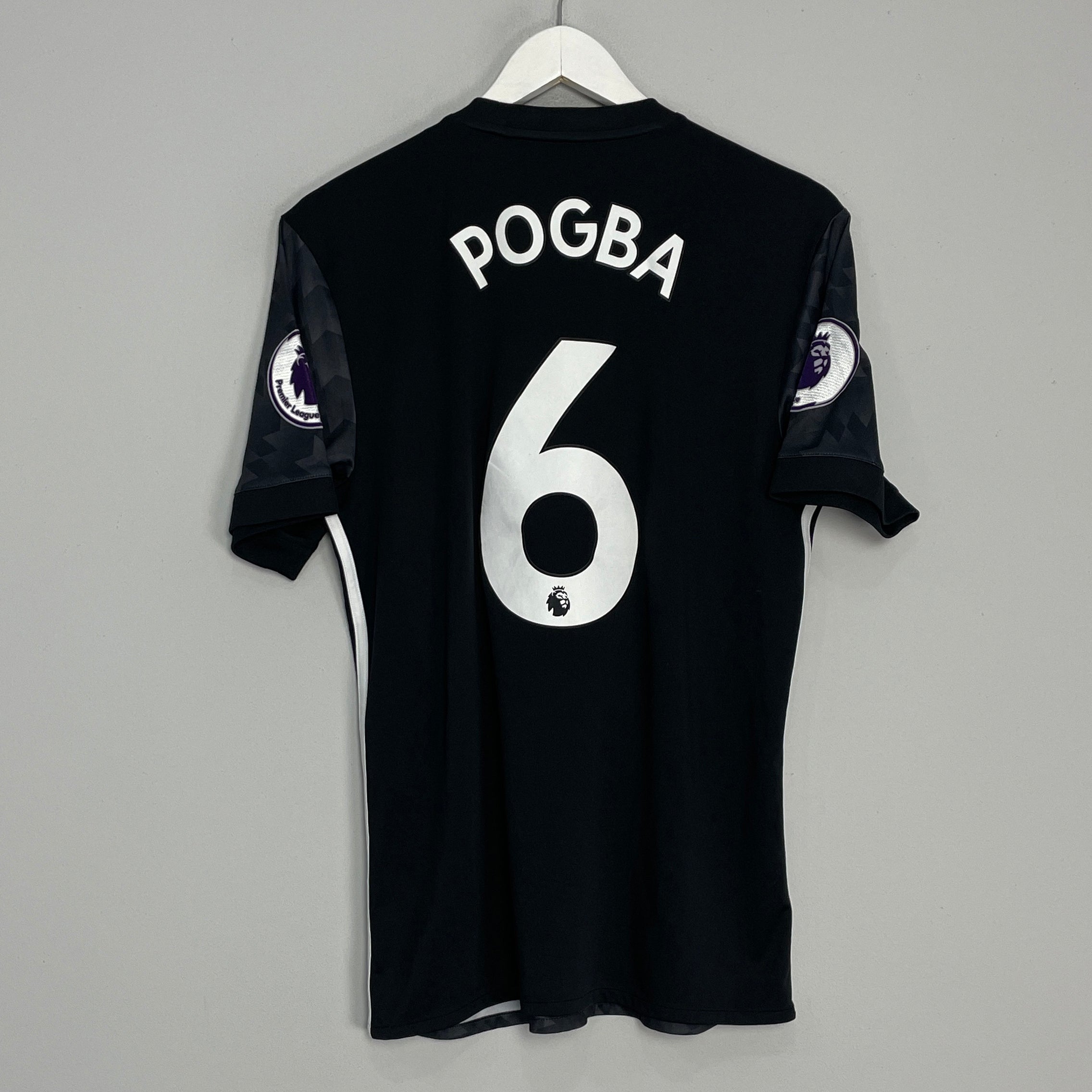 Shop 2017/18 MANCHESTER UNITED POGBA #6 AWAY SHIRT (M) ADIDAS, classic football shirts, vintage football shirts & retro soccer jerseys at Cult Kits