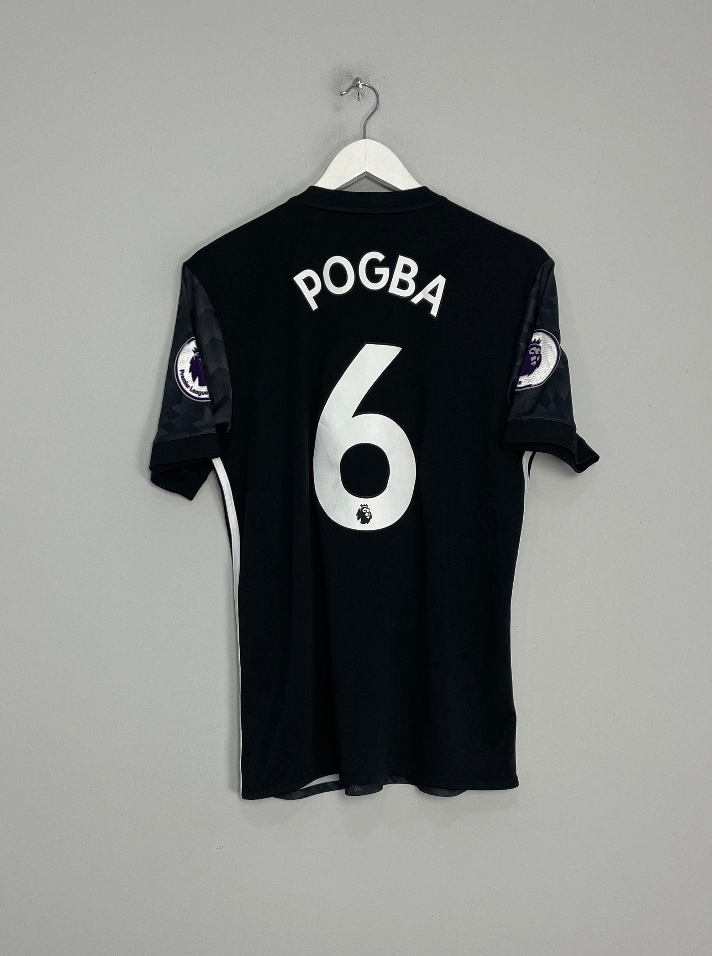 Shop 2017/18 MANCHESTER UNITED POGBA #6 AWAY SHIRT (M) ADIDAS, classic football shirts, vintage football shirts & retro soccer jerseys at Cult Kits