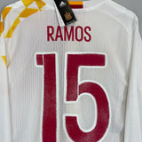 2016/17 SPAIN RAMOS #15 *PLAYER ISSUE* BNWT AWAY SHIRT (L) ADIDAS