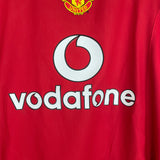 Shop 2004/06 MANCHESTER UNITED RONALDO #7 L/S HOME SHIRT (S) NIKE, classic football shirts, vintage football shirts & retro soccer jerseys at Cult Kits