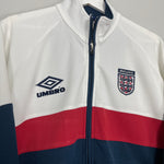 Shop 2000/02 ENGLAND TRACK JACKET (L) UMBRO, classic football shirts, vintage football shirts & retro soccer jerseys at Cult Kits