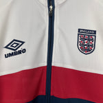 Shop 2000/02 ENGLAND TRACK JACKET (L) UMBRO, classic football shirts, vintage football shirts & retro soccer jerseys at Cult Kits