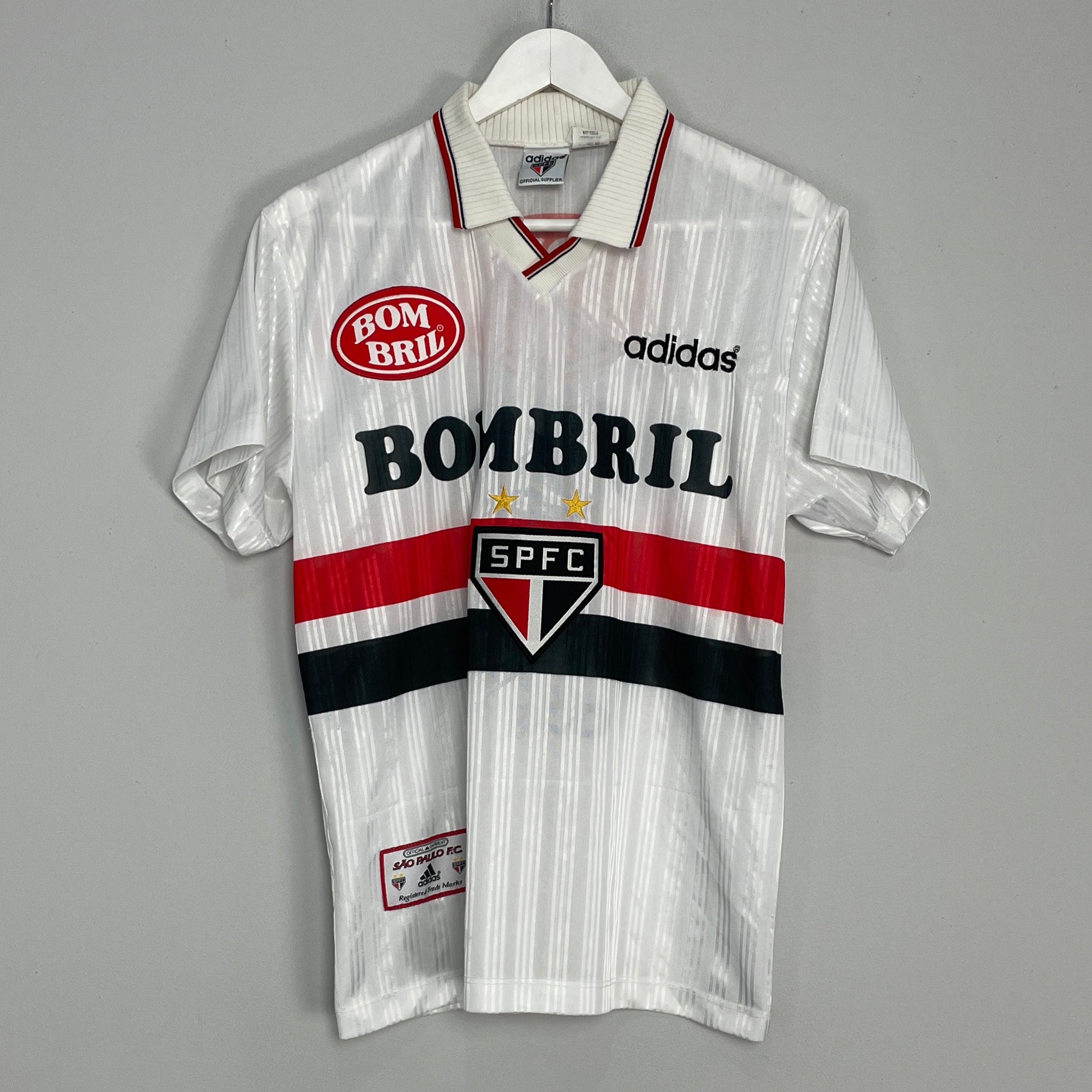 Shop 1997 SAO PAULO #11 HOME SHIRT (S) ADIDAS, classic football shirts, vintage football shirts & retro soccer jerseys at Cult Kits