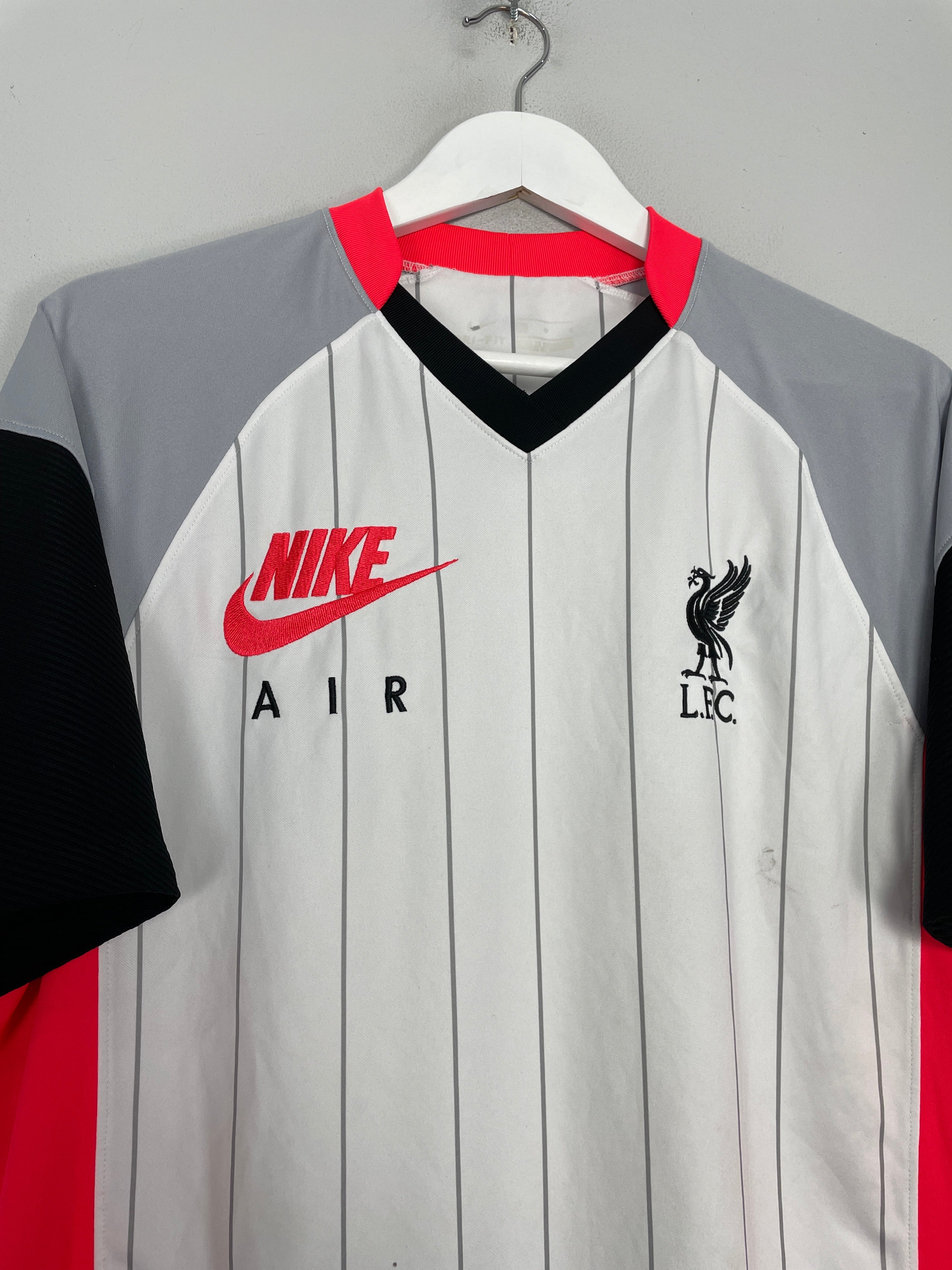 Shop 2020/21 LIVERPOOL TRAINING SHIRT (L) NIKE, classic football shirts, vintage football shirts & retro soccer jerseys at Cult Kits