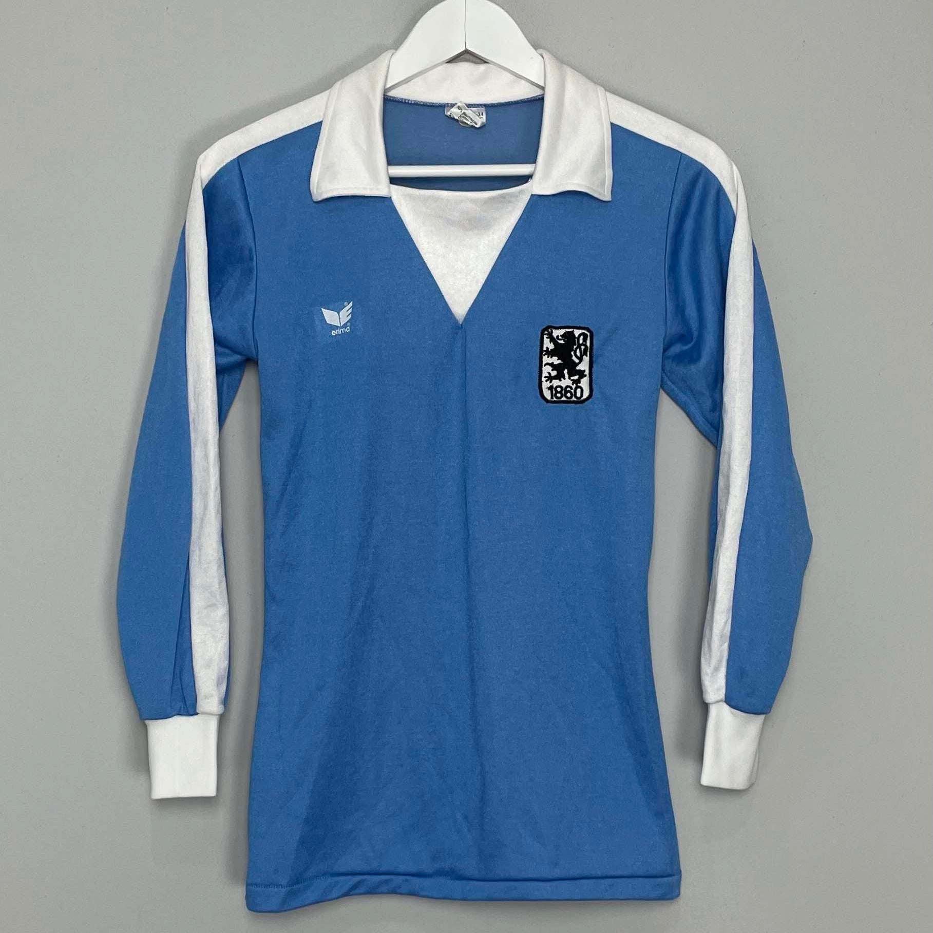 Shop 1972/73 1860 MUNICH HOME SHIRT (S) ERIMA, classic football shirts, vintage football shirts & retro soccer jerseys at Cult Kits