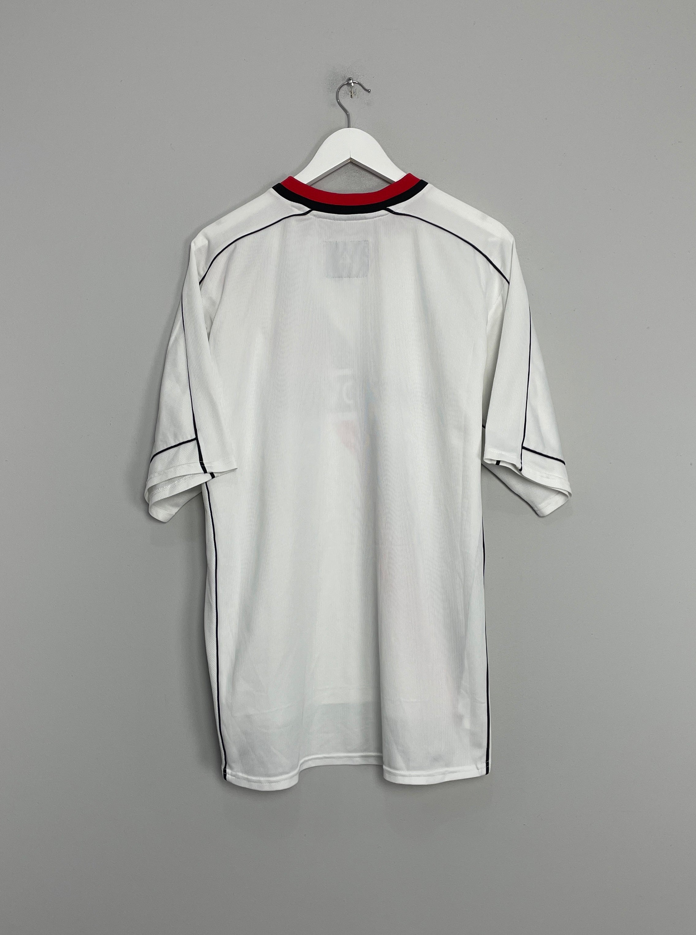 Shop 2002/03 MANCHESTER CITY AWAY SHIRT (XL) LE COQ SPORTIF, classic football shirts, vintage football shirts & retro soccer jerseys at Cult Kits
