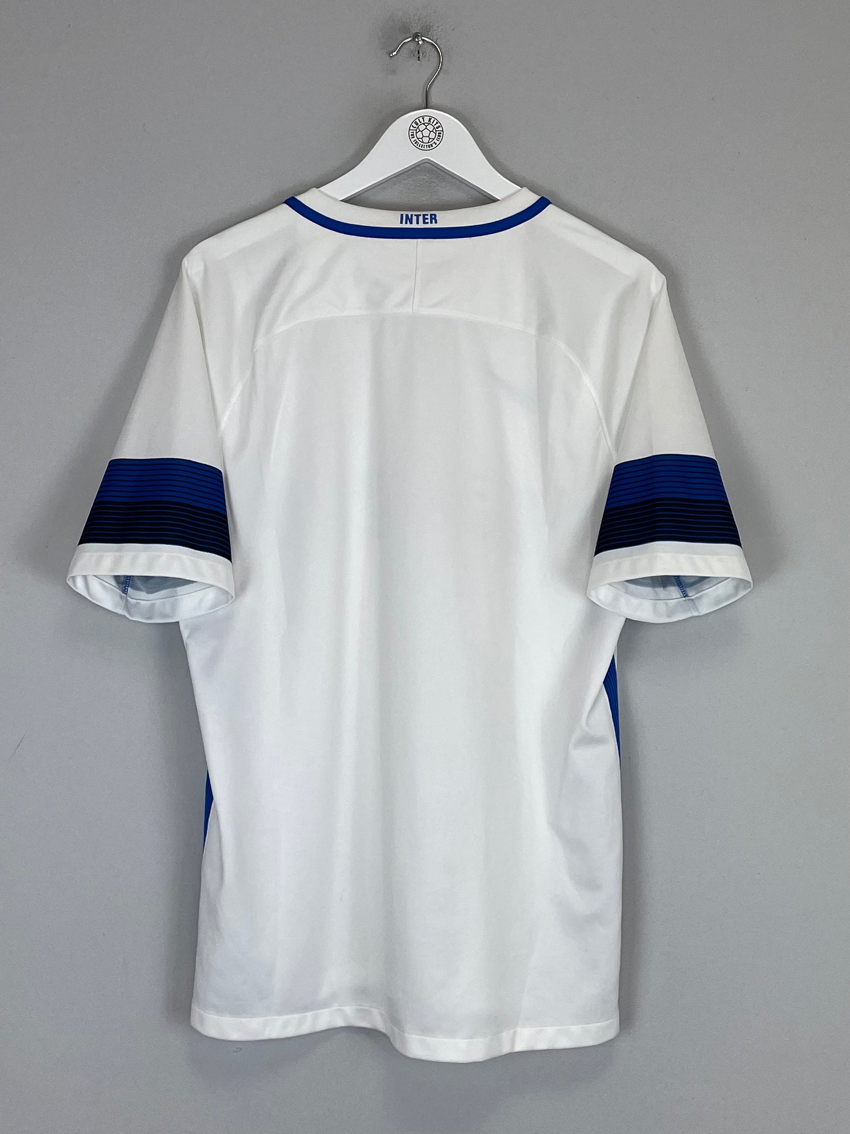 Shop 2016/17 INTER MILAN AWAY SHIRT (L) NIKE, classic football shirts, vintage football shirts & retro soccer jerseys at Cult Kits