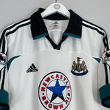 1999/00 NEWCASTLE UNITED SHEARER #9 AWAY SHIRT (XL) ADIDAS