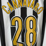 2005/06 JUVENTUS CANNAVARO #28 L/S HOME SHIRT (L) NIKE