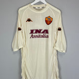 Shop 2000/01 ROMA TOTTI #10 AWAY SHIRT (XL) KAPPA, classic football shirts, vintage football shirts & retro soccer jerseys at Cult Kits