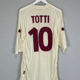 Shop 2000/01 ROMA TOTTI #10 AWAY SHIRT (XL) KAPPA, classic football shirts, vintage football shirts & retro soccer jerseys at Cult Kits
