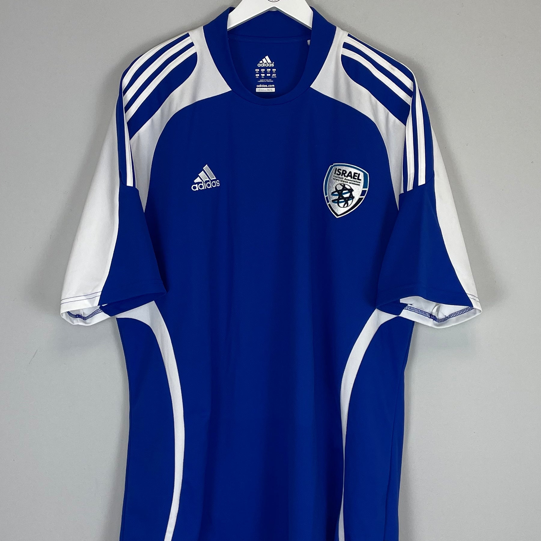 Shop 2009 ISRAEL HOME SHIRT (XXL) ADIDAS, classic football shirts, vintage football shirts & retro soccer jerseys at Cult Kits