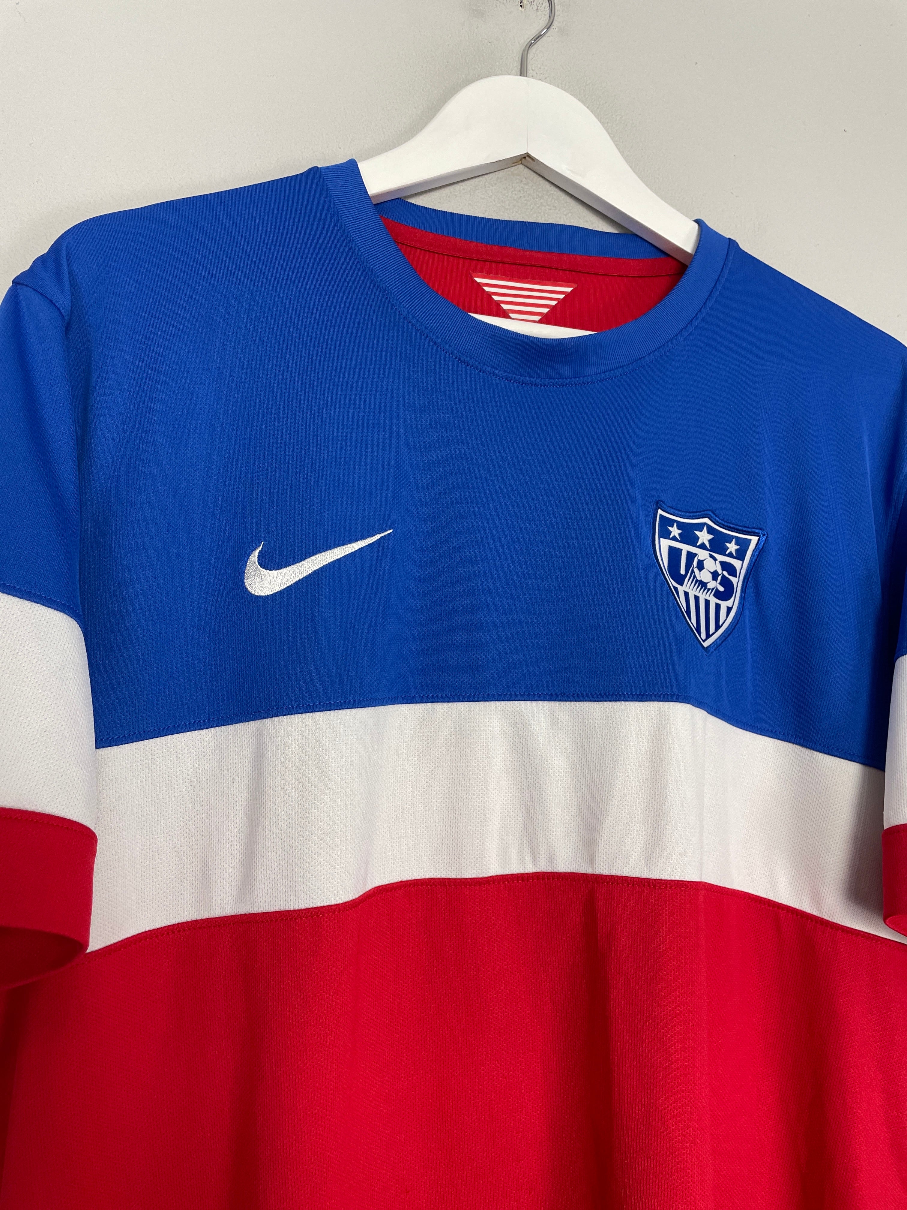Shop 2014/15 USA AWAY SHIRT (XL) NIKE, classic football shirts, vintage football shirts & retro soccer jerseys at Cult Kits