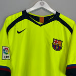 Shop 2005/06 BARCELONA RONALDINHO #10 AWAY SHIRT (XL) NIKE, classic football shirts, vintage football shirts & retro soccer jerseys at Cult Kits
