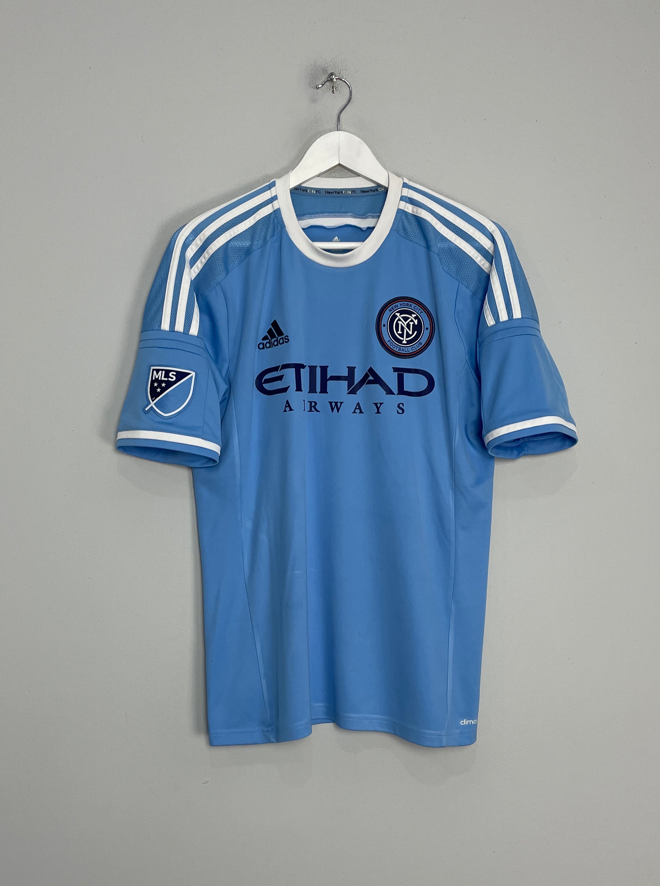 Shop 2015/16 NEW YORK CITY PIRLO #21 HOME SHIRT (M) ADIDAS, classic football shirts, vintage football shirts & retro soccer jerseys at Cult Kits