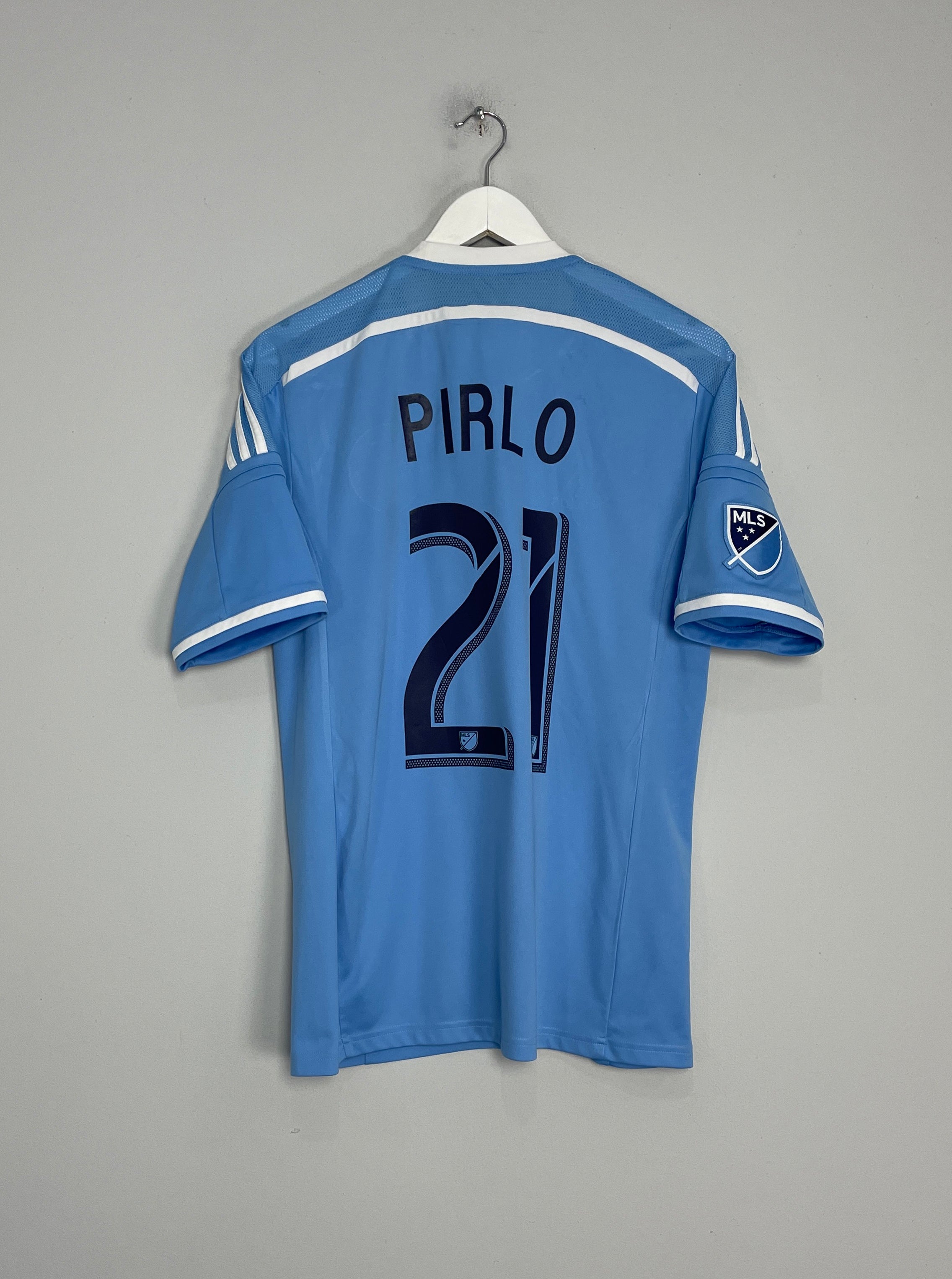 Shop 2015/16 NEW YORK CITY PIRLO #21 HOME SHIRT (M) ADIDAS, classic football shirts, vintage football shirts & retro soccer jerseys at Cult Kits