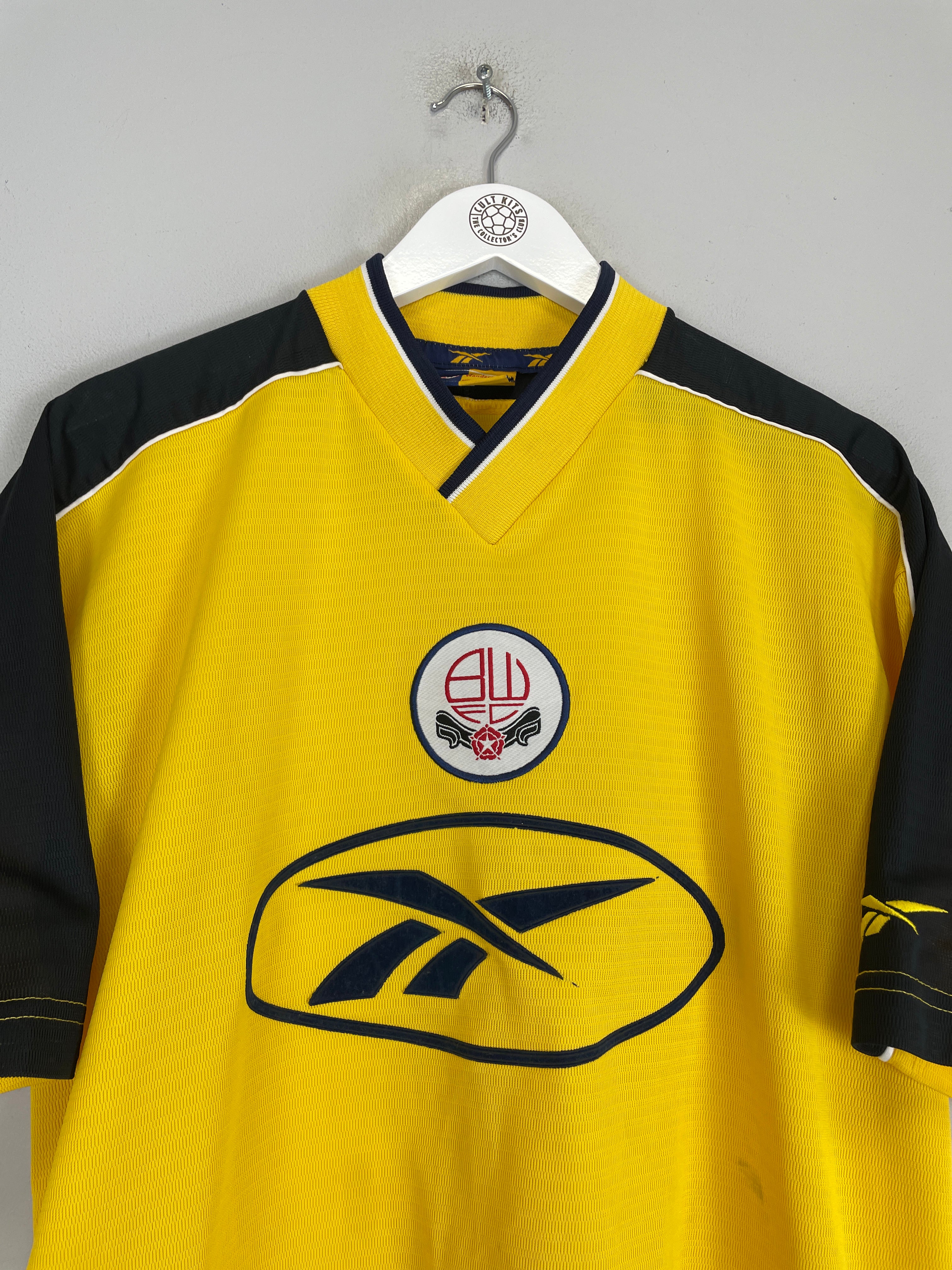 Shop 1998/00 BOLTON AWAY SHIRT (L) REEBOK, classic football shirts, vintage football shirts & retro soccer jerseys at Cult Kits