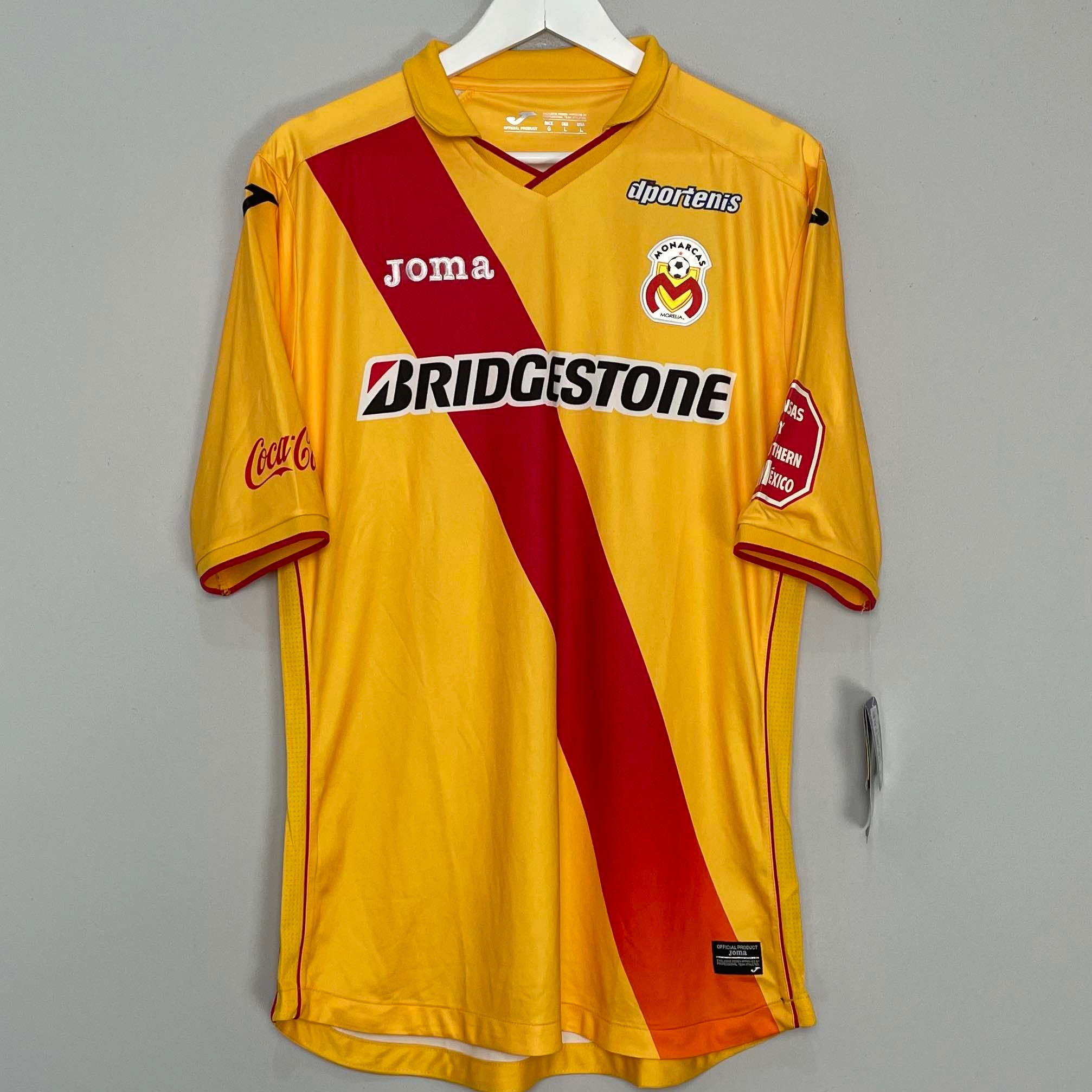 Shop 2014/15 MONARCAS MORELIA *BNWT* HOME SHIRT (L) JOMA, classic football shirts, vintage football shirts & retro soccer jerseys at Cult Kits
