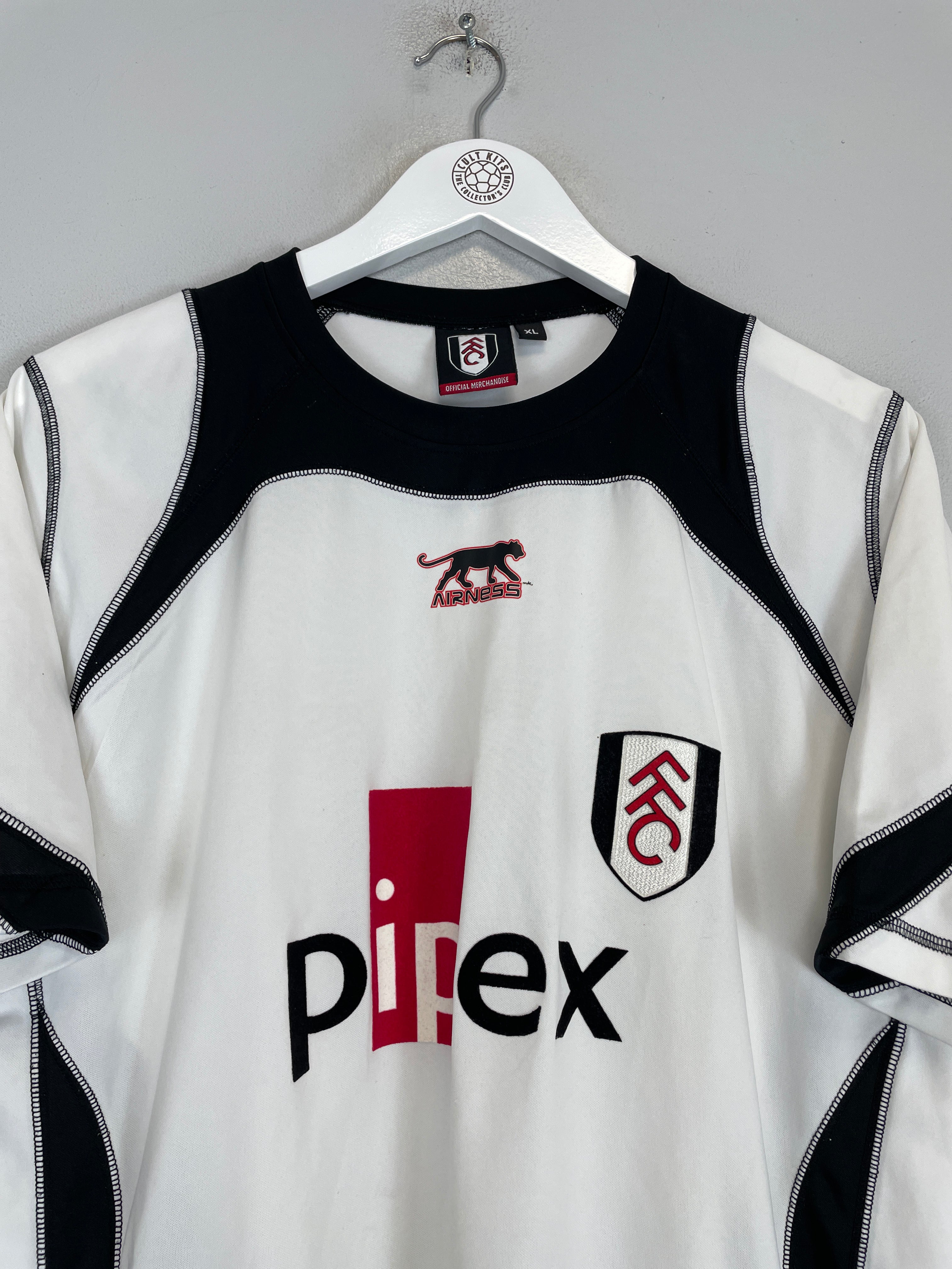 Shop 2006/07 FULHAM HOME SHIRT (XL) AIRNESS, classic football shirts, vintage football shirts & retro soccer jerseys at Cult Kits