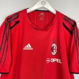 2005/06 AC MILAN TRAINING SHIRT (L) ADIDAS