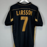 Shop 2003/04 CELTIC LARSSON #7 AWAY SHIRT (L) UMBRO, classic football shirts, vintage football shirts & retro soccer jerseys at Cult Kits