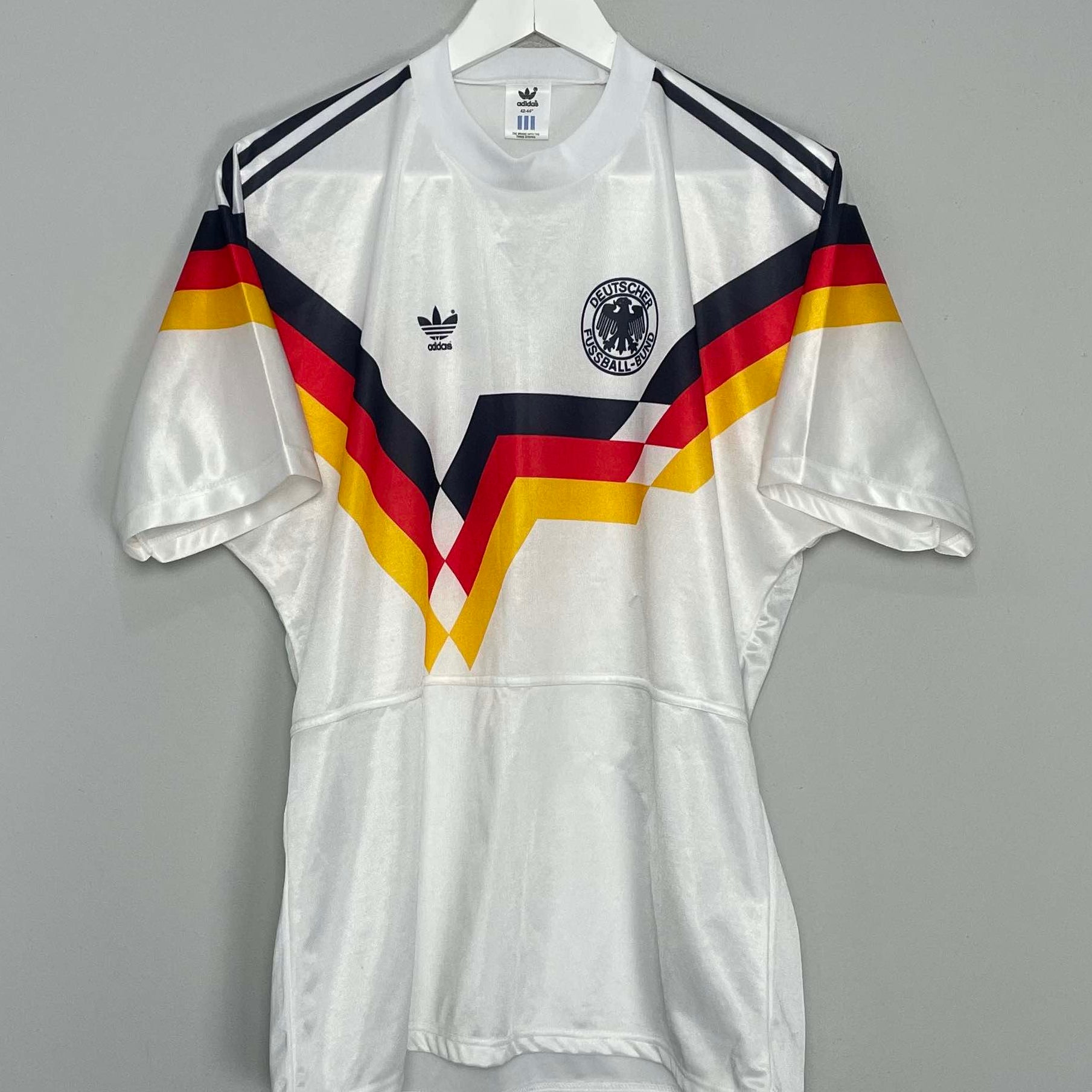 Shop 1990/91 GERMANY HOME SHIRT (L) ADIDAS, classic football shirts, vintage football shirts & retro soccer jerseys at Cult Kits