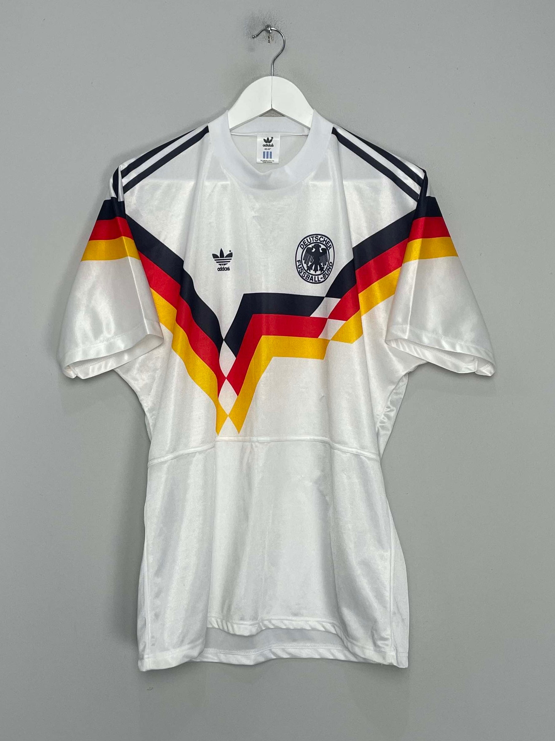 Shop 1990/91 GERMANY HOME SHIRT (L) ADIDAS, classic football shirts, vintage football shirts & retro soccer jerseys at Cult Kits