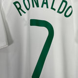 Shop 2008/10 PORTUGAL RONALDO #7 AWAY SHIRT (L) NIKE, classic football shirts, vintage football shirts & retro soccer jerseys at Cult Kits