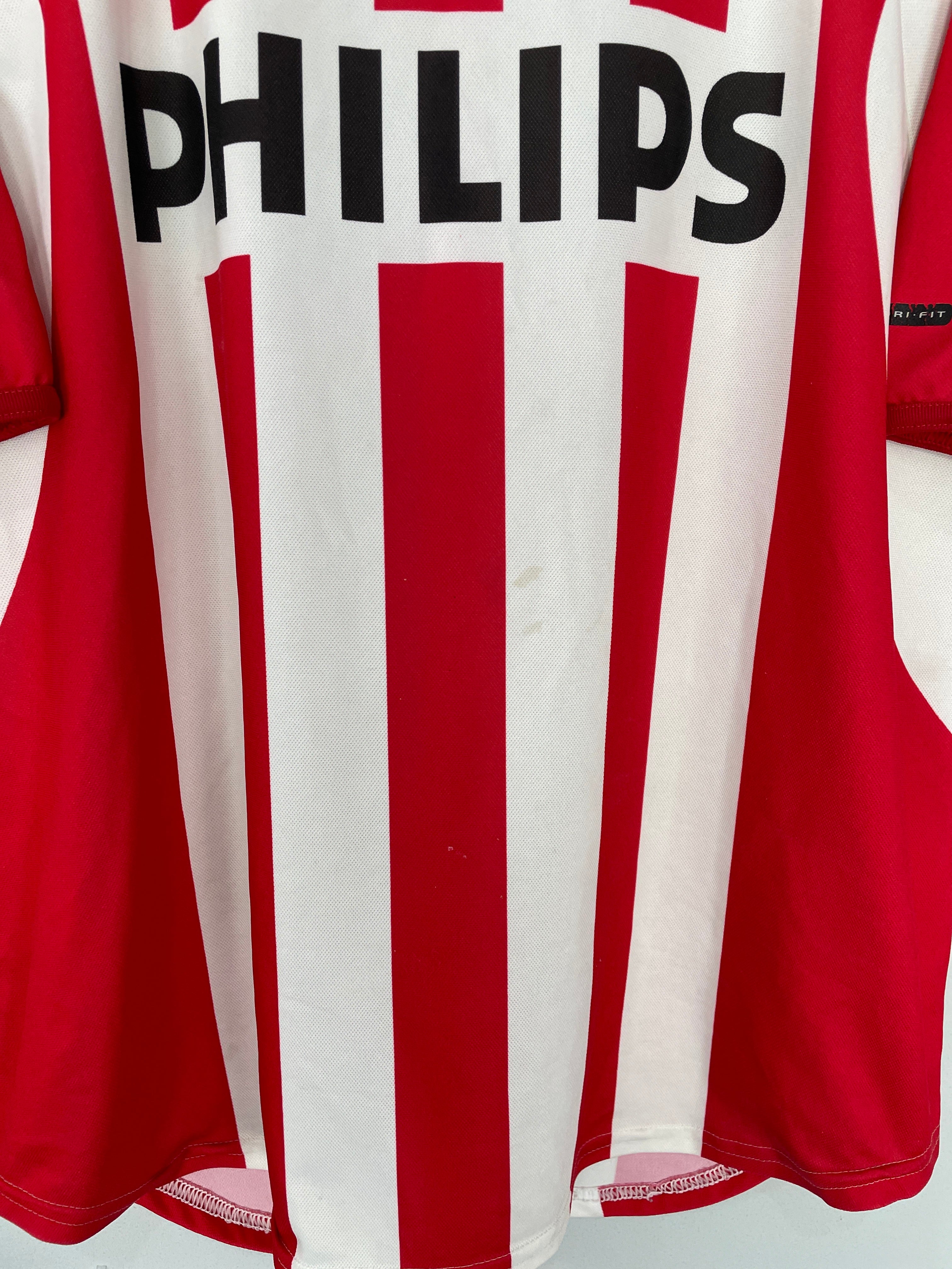 Shop 2000/02 PSV HOME SHIRT (XL) NIKE, classic football shirts, vintage football shirts & retro soccer jerseys at Cult Kits