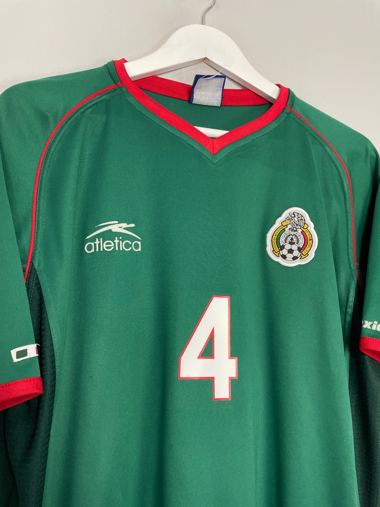 2002/03 MEXICO R.MARQUEZ #4 HOME SHIRT (L) ATLETICA