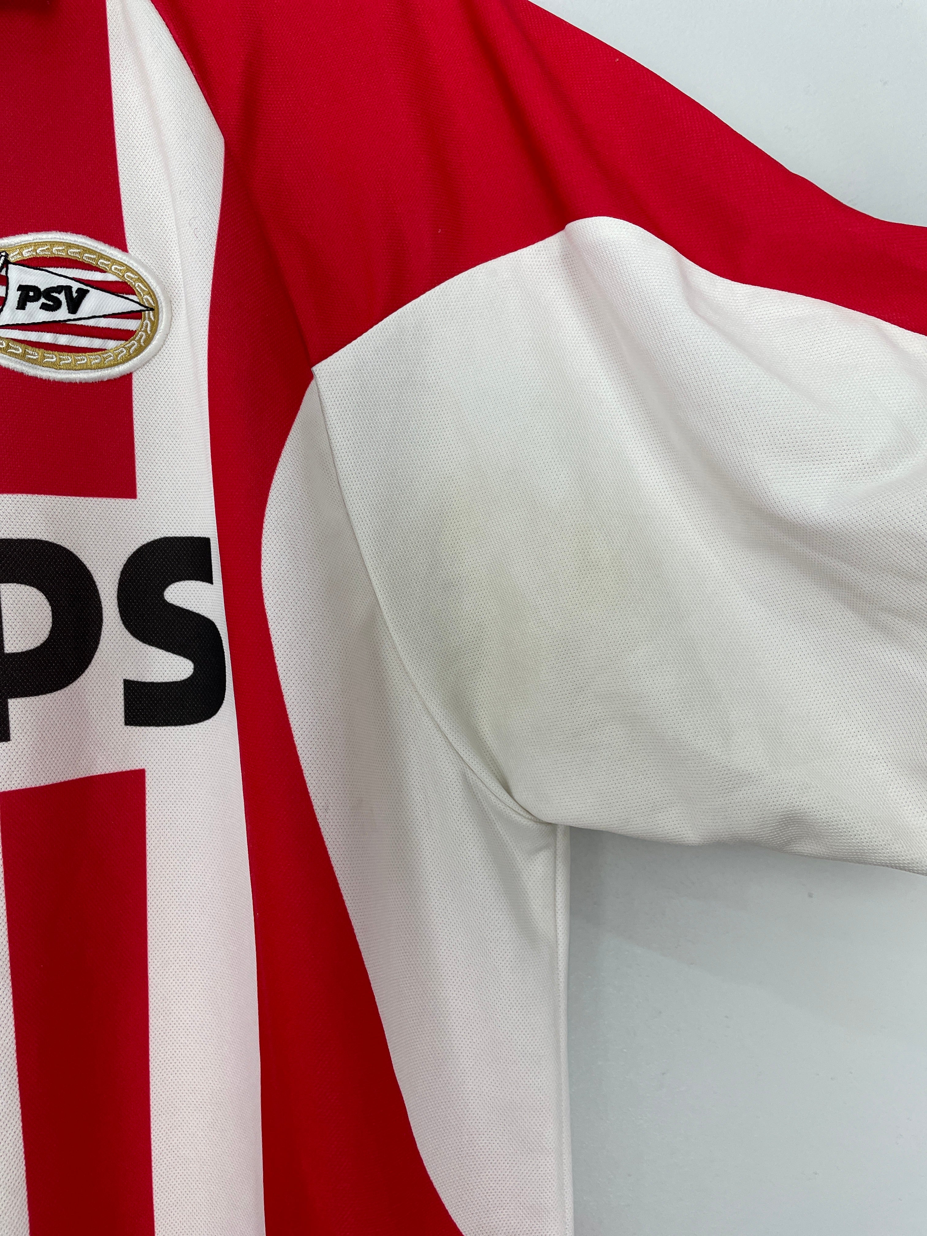 Shop 2000/02 PSV HOME SHIRT (XL) NIKE, classic football shirts, vintage football shirts & retro soccer jerseys at Cult Kits