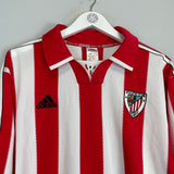 1999/01 ATHLETIC BILBAO ALKORTA #4 L/S HOME SHIRT (XL) ADIDAS