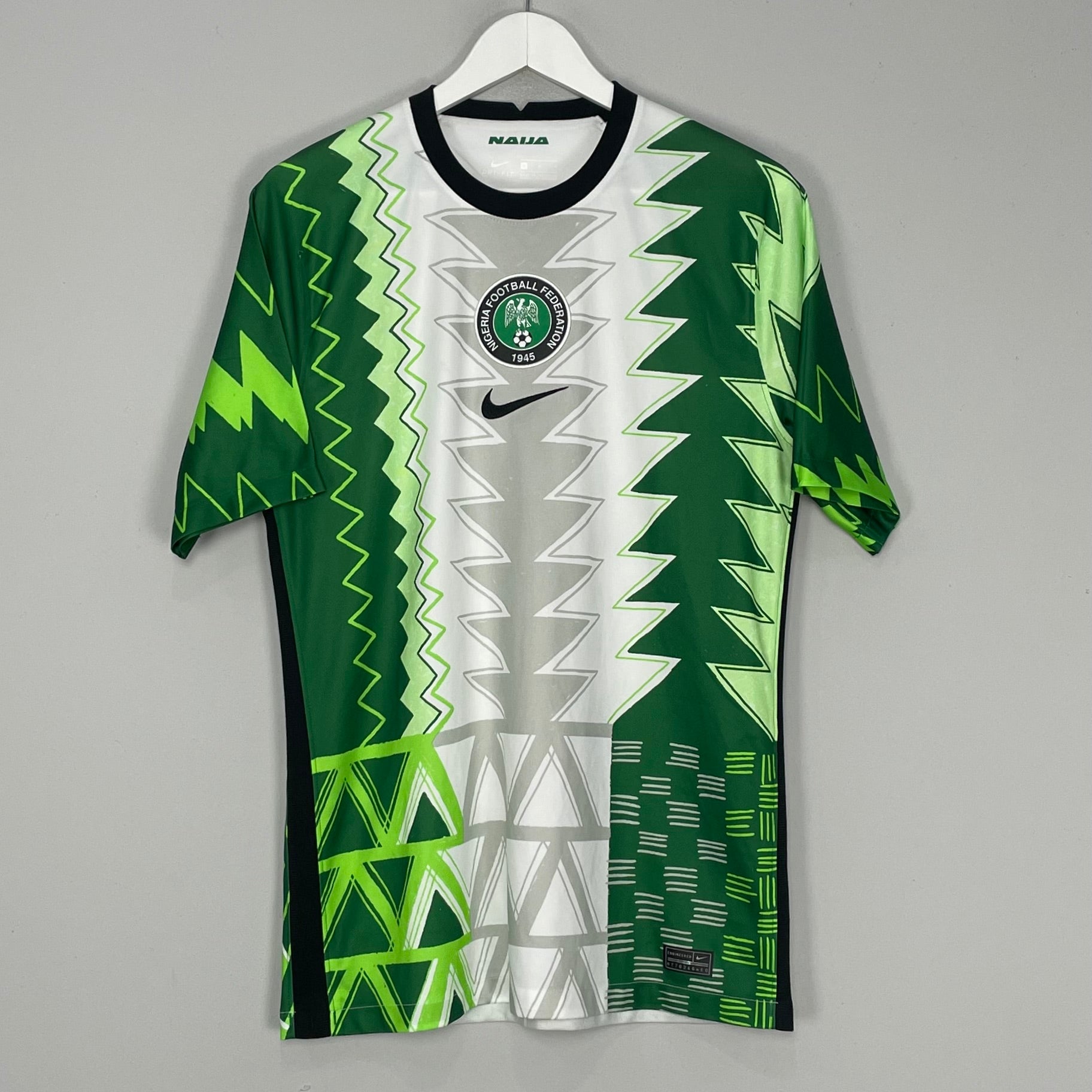 Shop 2020/21 NIGERIA HOME SHIRT (M) NIKE, classic football shirts, vintage football shirts & retro soccer jerseys at Cult Kits