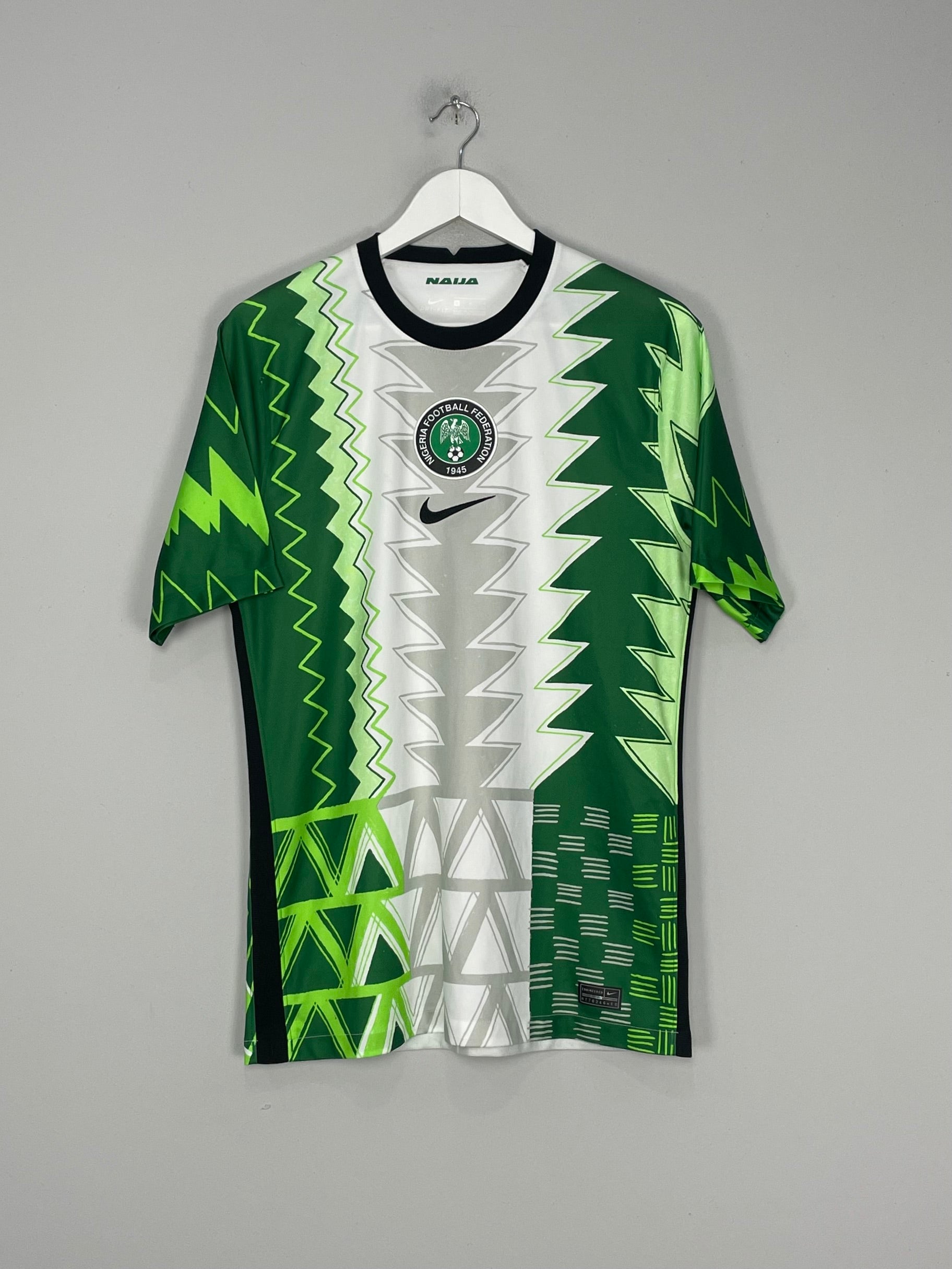Shop 2020/21 NIGERIA HOME SHIRT (M) NIKE, classic football shirts, vintage football shirts & retro soccer jerseys at Cult Kits