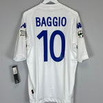 Shop 2003/04 BRESCIA BAGGIO #10 *BNWT* GRAZIE ROBY AWAY SHIRT (XL) KAPPA, classic football shirts, vintage football shirts & retro soccer jerseys at Cult Kits