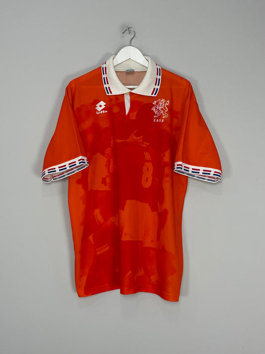 1996 NETHERLANDS HOME SHIRT (L) LOTTO
