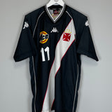 Shop 2000 VASCO DA GAMA ROMARIO #11 HOME SHIRT (M) KAPPA, classic football shirts, vintage football shirts & retro soccer jerseys at Cult Kits