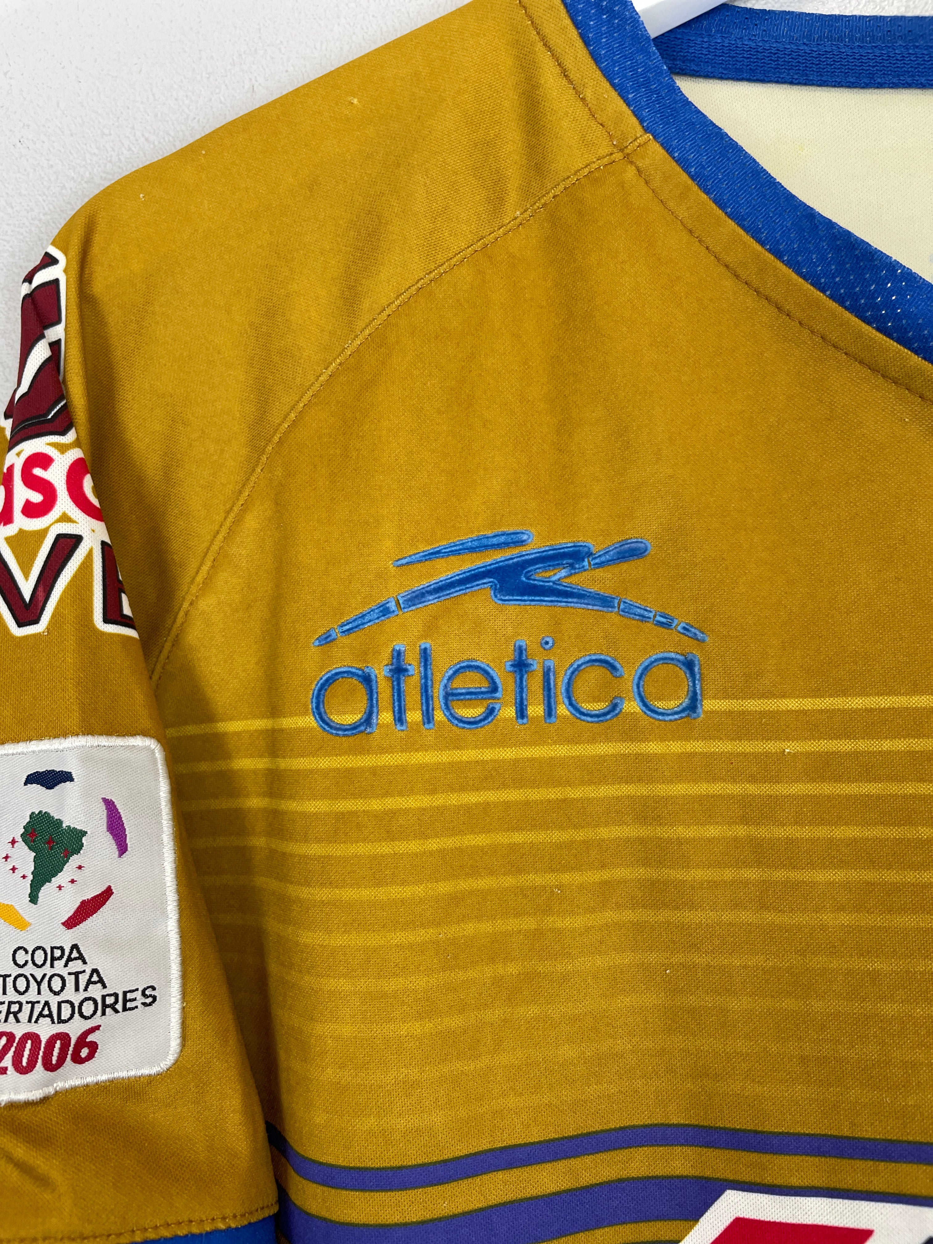 Shop 2005/06 TIGRES HOME SHIRT (M) ATLETICA, classic football shirts, vintage football shirts & retro soccer jerseys at Cult Kits