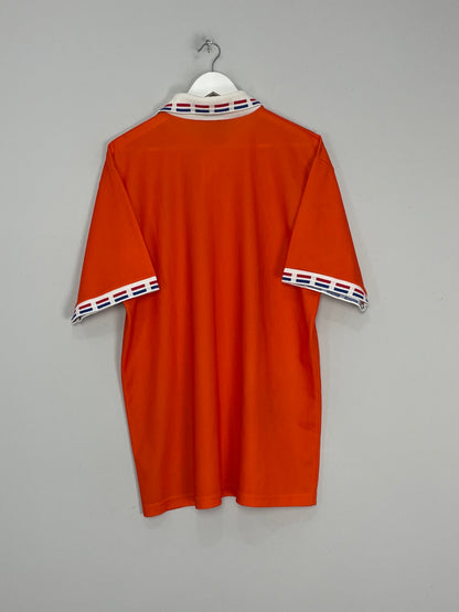 1996 NETHERLANDS HOME SHIRT (L) LOTTO