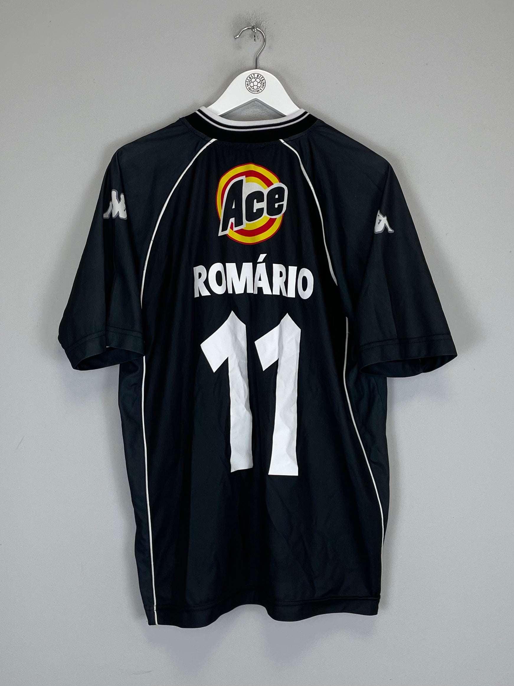 Shop 2000 VASCO DA GAMA ROMARIO #11 HOME SHIRT (M) KAPPA, classic football shirts, vintage football shirts & retro soccer jerseys at Cult Kits