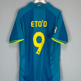 Shop 2007/08 BARCELONA ETO'O #9 AWAY SHIRT (XL) NIKE, classic football shirts, vintage football shirts & retro soccer jerseys at Cult Kits