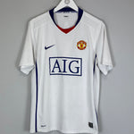 Shop 2008/10 MANCHESTER UNITED RONALDO #7 AWAY SHIRT (M) NIKE, classic football shirts, vintage football shirts & retro soccer jerseys at Cult Kits