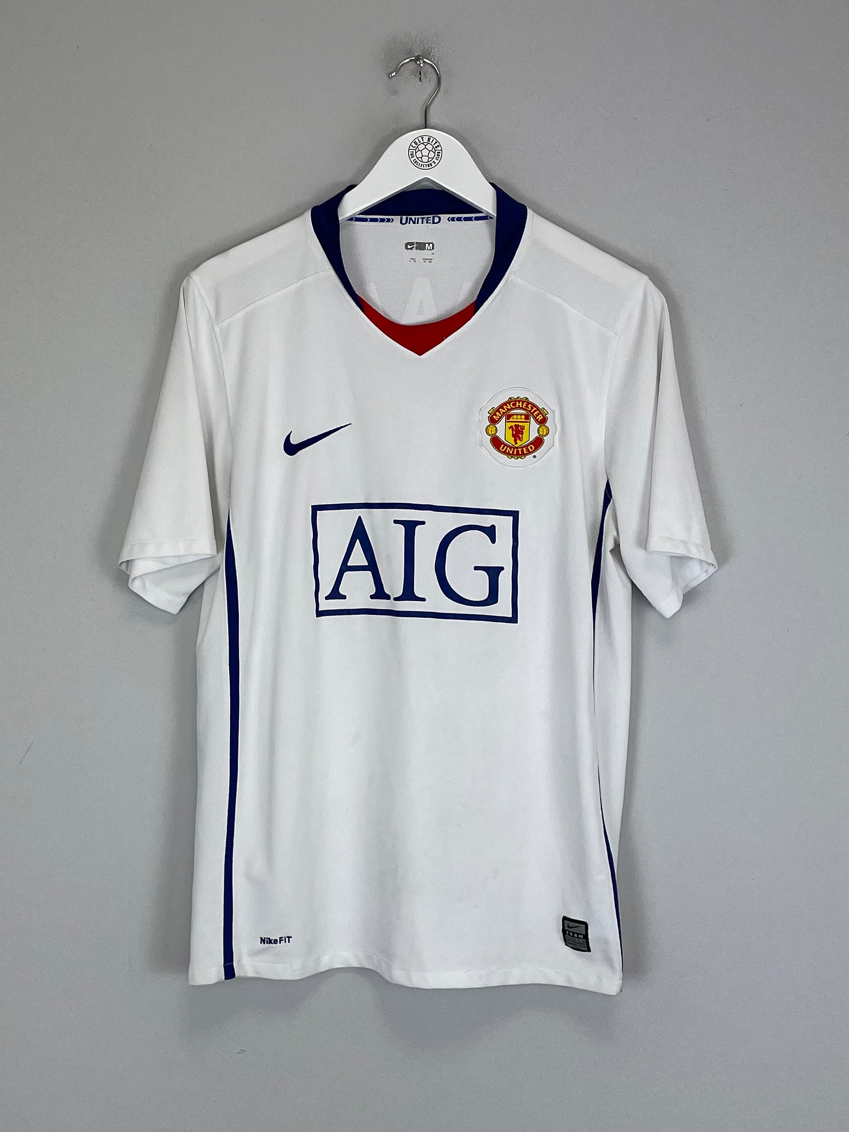 Shop 2008/10 MANCHESTER UNITED RONALDO #7 AWAY SHIRT (M) NIKE, classic football shirts, vintage football shirts & retro soccer jerseys at Cult Kits