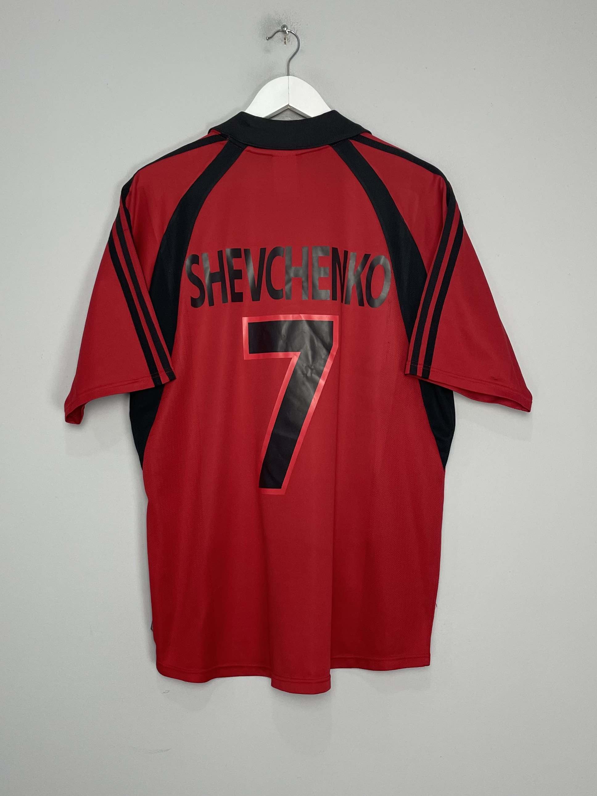 Shop 2001/02 AC MILAN SHEVCHENKO #7 THIRD SHIRT (L) ADIDAS, classic football shirts, vintage football shirts & retro soccer jerseys at Cult Kits