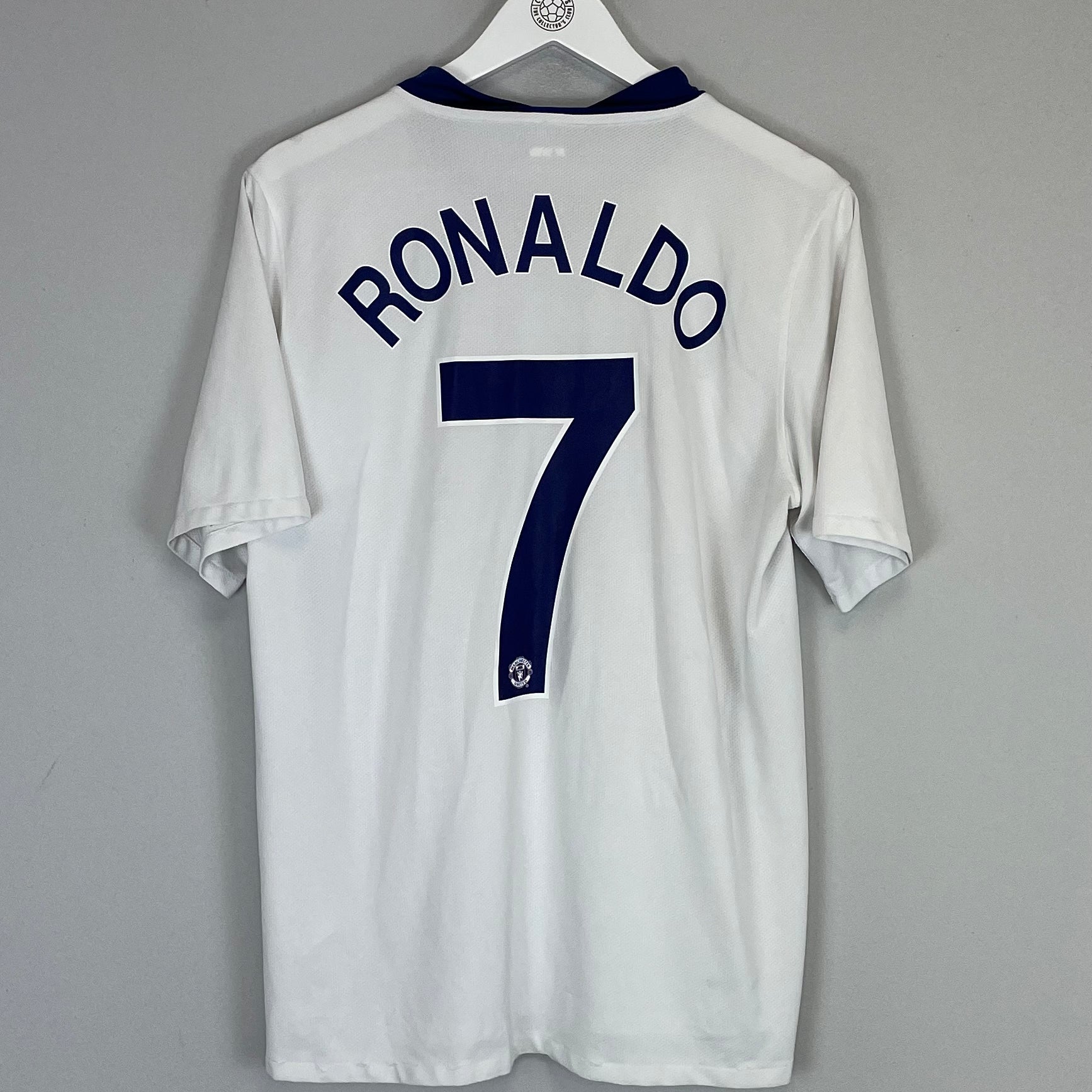 Shop 2008/10 MANCHESTER UNITED RONALDO #7 AWAY SHIRT (M) NIKE, classic football shirts, vintage football shirts & retro soccer jerseys at Cult Kits