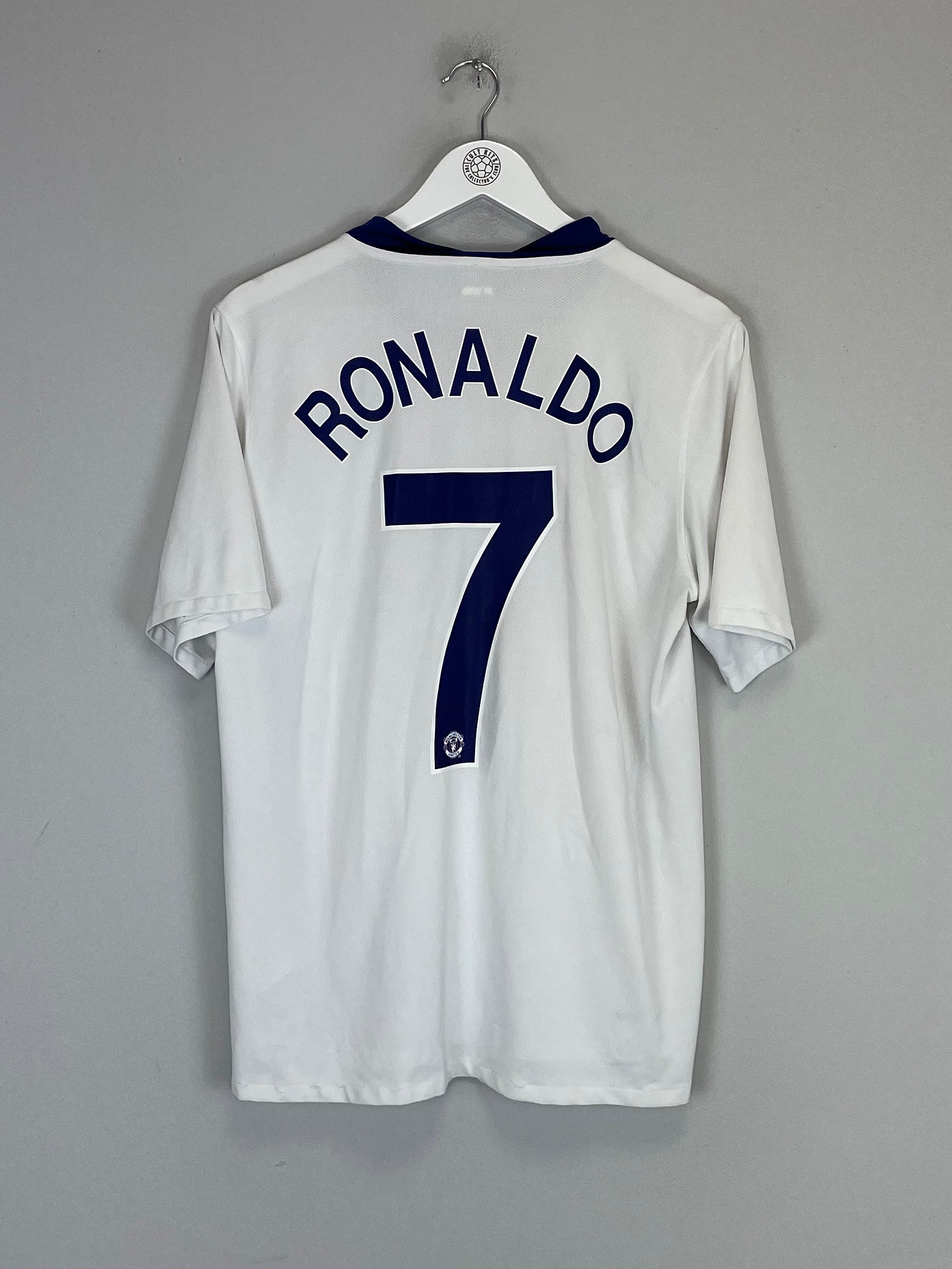 Shop 2008/10 MANCHESTER UNITED RONALDO #7 AWAY SHIRT (M) NIKE, classic football shirts, vintage football shirts & retro soccer jerseys at Cult Kits