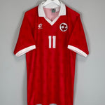 Shop 1994/96 SWITZERLAND CHAPUISAT #11 HOME SHIRT (L) LOTTO, classic football shirts, vintage football shirts & retro soccer jerseys at Cult Kits