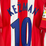 2005/06 ATLETICO MADRID KEZMAN #10 *PLAYER ISSUE* HOME SHIRT (M) NIKE