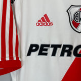 2010/12 RIVER PLATE D.TREZEGUET #7 HOME SHIRT (M) ADIDAS