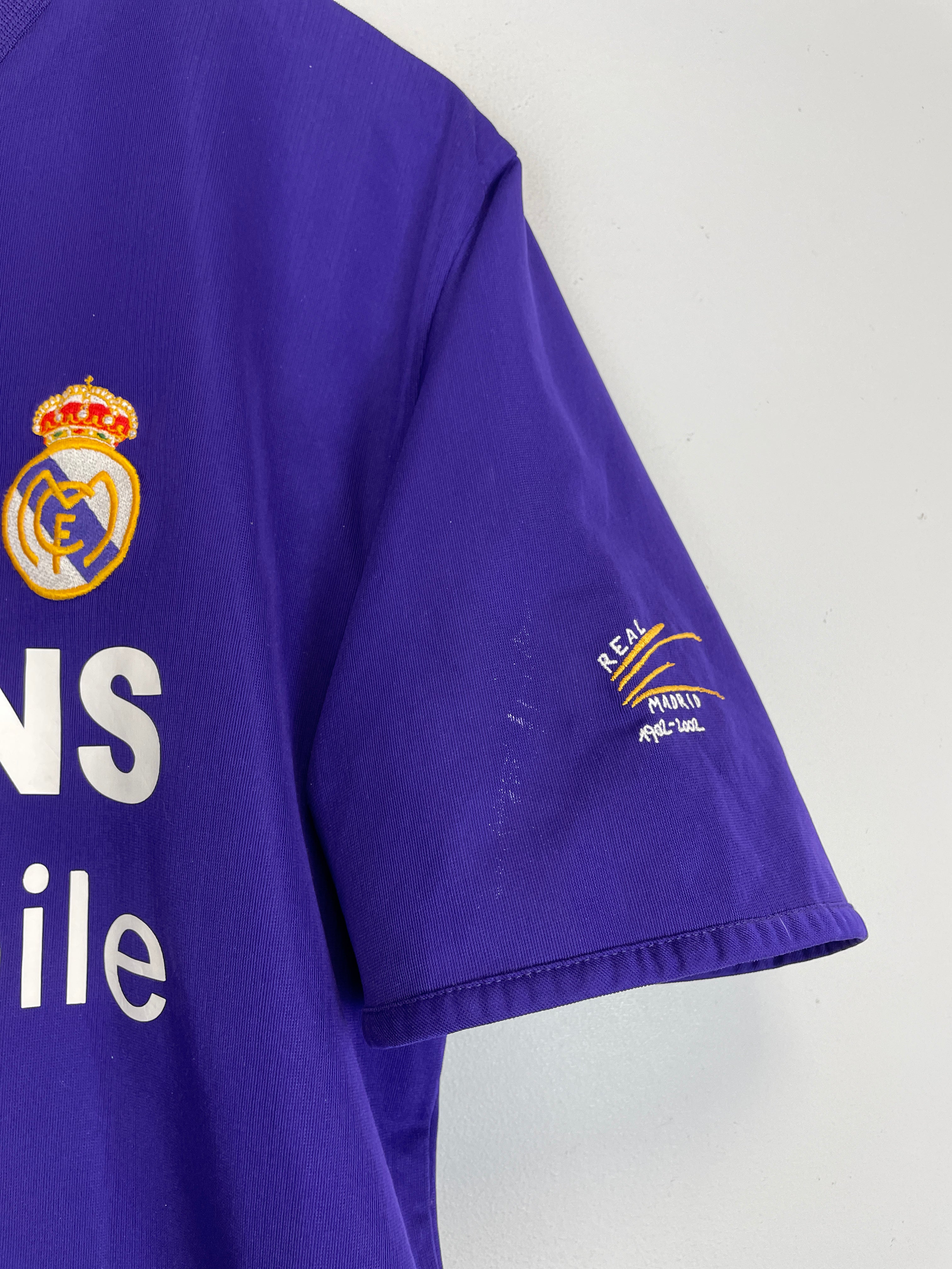 Shop 2002/03 REAL MADRID RONALDO #11 *CENTENARY* THIRD SHIRT (L) ADIDAS, classic football shirts, vintage football shirts & retro soccer jerseys at Cult Kits